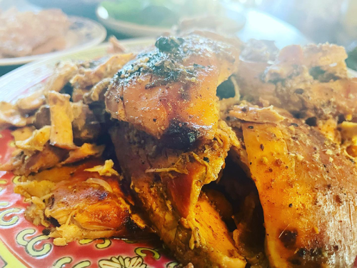 Pho spiced chicken thighs