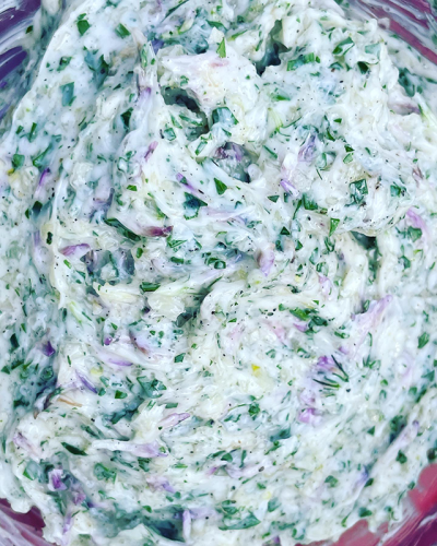 Red clover Garlic Butter