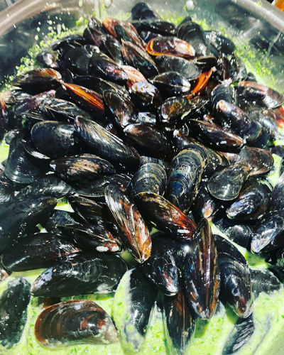 Muscles Herb Butter Sauce
